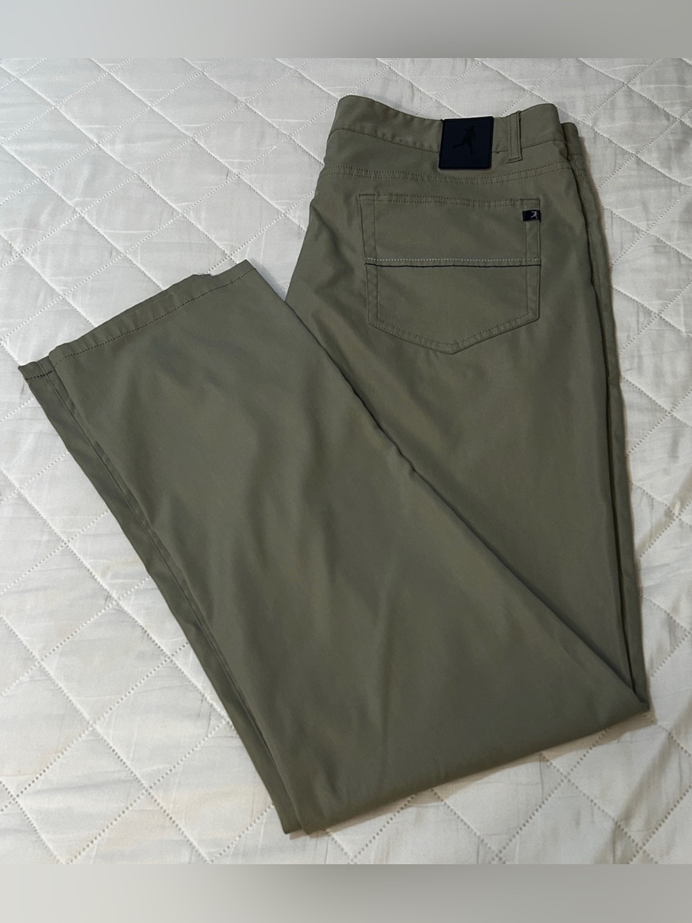 Live Forever Golf Men's Olive Green Performance Golf Pants